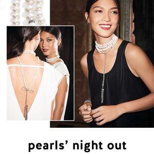 Stella & Dot Mara versatile pearl necklace